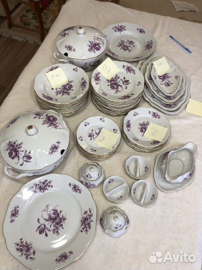 Сервиз столовый Чехословакия, 12персон