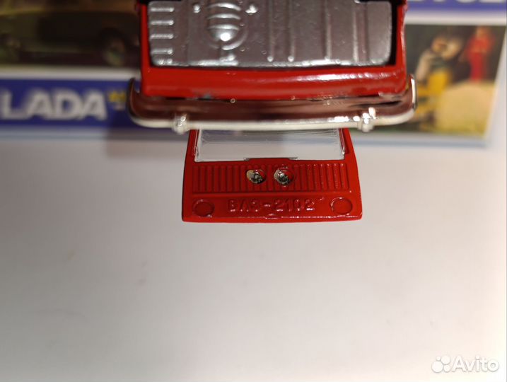 Модели авто 1 43 СССР ваз-2102 А11 алая