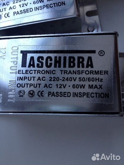 Трансформатор электронный Taschibra 220/12В