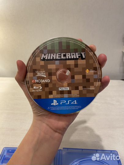 Диск ps4 minecraft