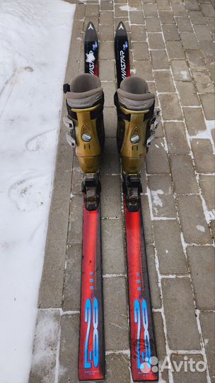 Горные лыжи 170 и ботинки размер 38/40