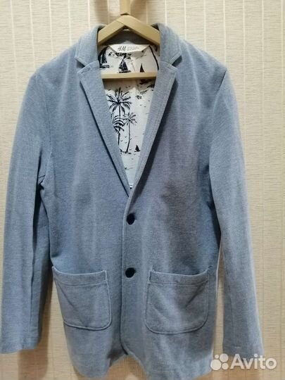 Пиджак трикотажный