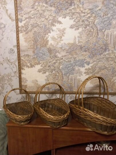 Корзина плетенная