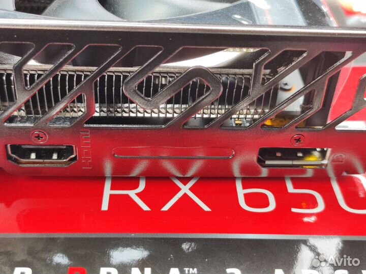 Sapphire Pulse rx6500xt 4 Гб бумажный чек