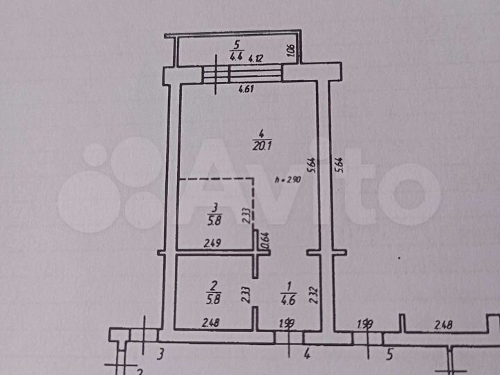 Квартира-студия, 41 м², 1/3 эт.