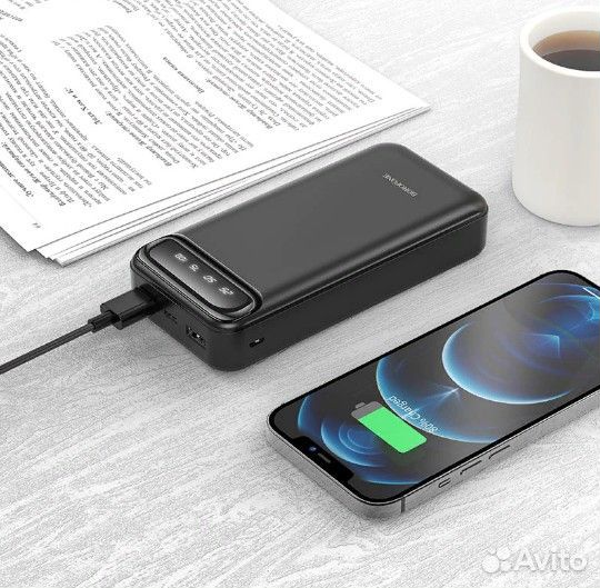 Повербанк с дисплеем 20000 mAh Borofone