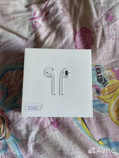 Беспроводные наушники apple airpods 2