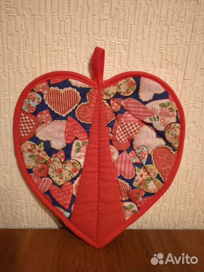 Кухонный набор грелка, рукавица с прихватками