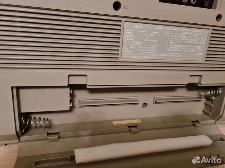 Aiwa J77 220в король бумбоксов