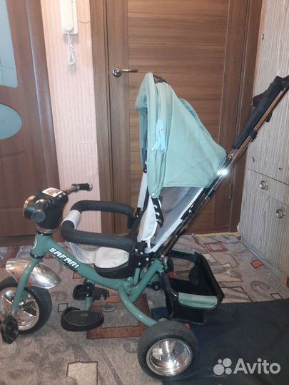 Детский велосипед с ручкой