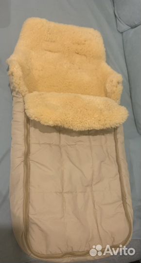 Конверт в коляску на овчине