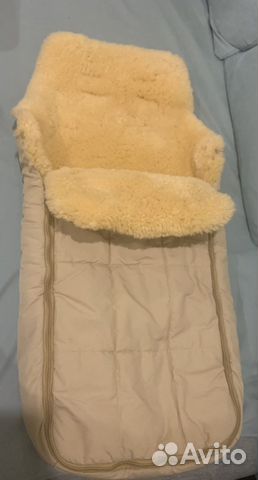 Конверт в коляску на овчине