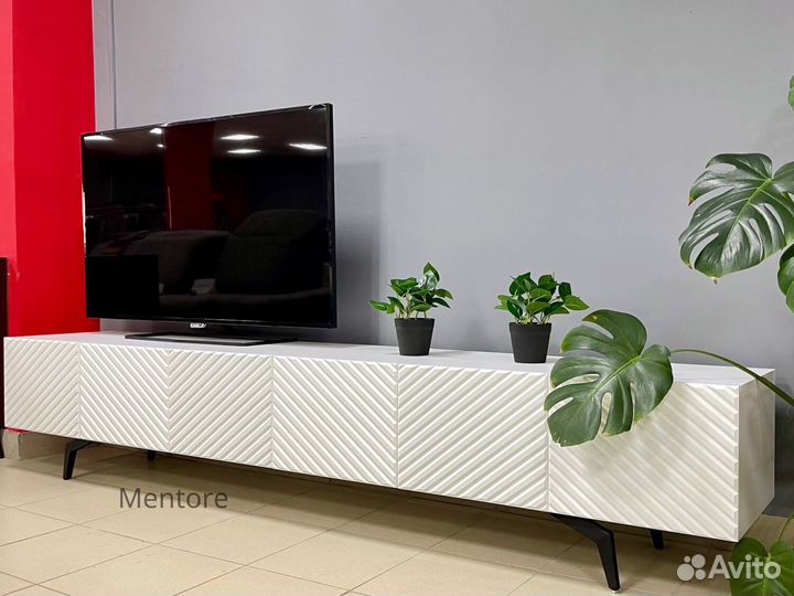 Тумба тв Bravo белая