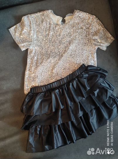 Одежда для девочки 8-9 лет H&M, terranova, sela