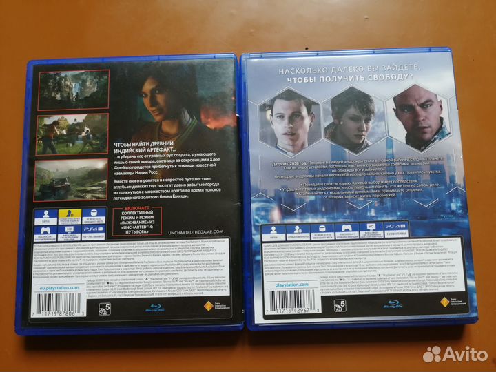 Игры для PS4 Detroit,Risen,Uncharted Lost Legacy