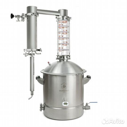 Самогонный аппарат Domspirt 2 18 тарелок (медь+нер