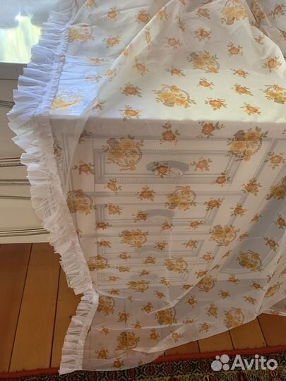 Тюль с рюшкой новая и бу