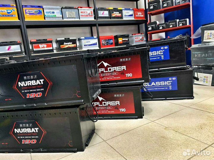 Аккумуляторы на грузовые авто/Доставка 24 часа