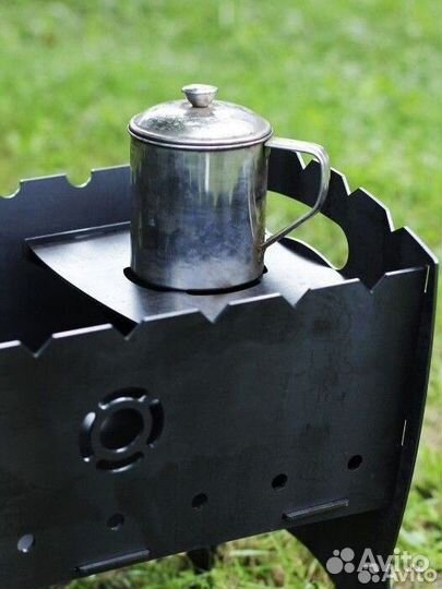 Мангал разборный на Сельме. Сталь 3мм