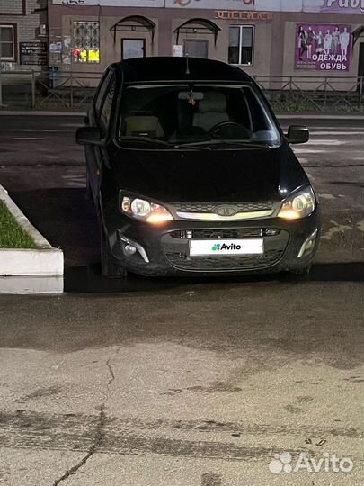 LADA Kalina 1.6 AT, 2013, битый, 130 000 км