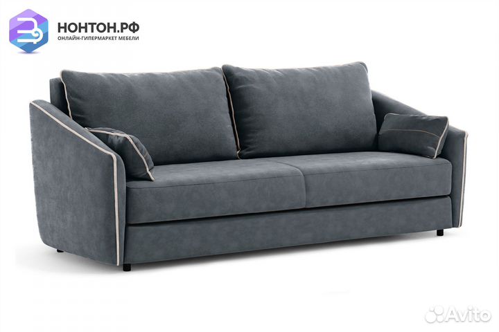 Диван книжка Флэш серый