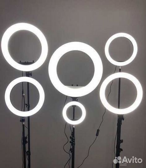 Кольцевые лампы от магазина