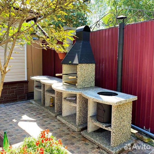 Модульная печь барбекю