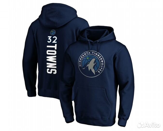 Худи (толстовка) Миннесота Тимбервулвз Таунс