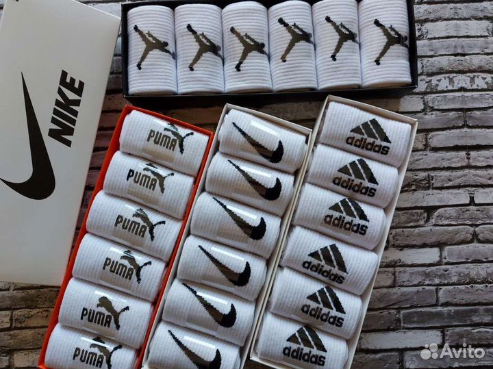 Носки Nike Adidas Puma качество