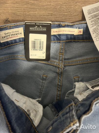 Джинсы levis 26 размер