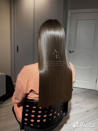 Кератиновое выпрямление волос