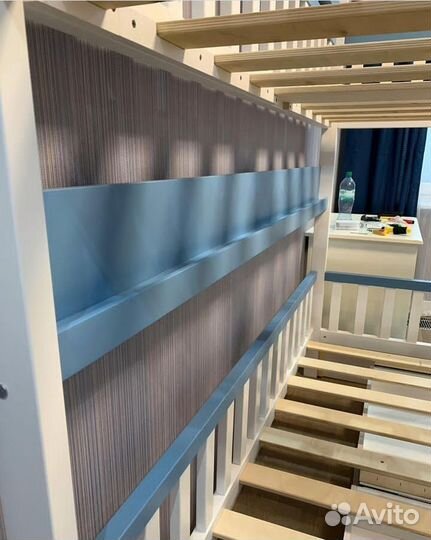 Детская Кровать из бука домик из настоящего дерева