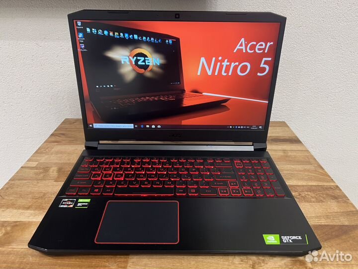 2021 Nitro Ryzen 5 12 ядер 16Gb GTX1650Ti SSD512Gb