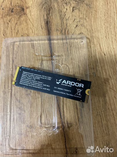 Ssd m2 nvme 2tb Ardor Gaming pcie 4.0 для пк