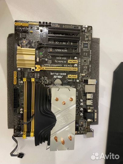 Материнская плата с процессором i5 4690 + 8 гб озу