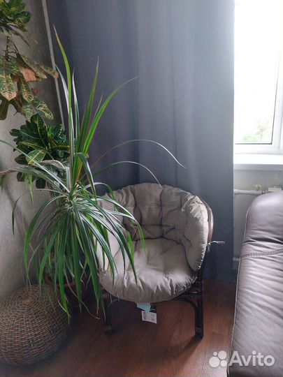 Кресло натуральный ротанг