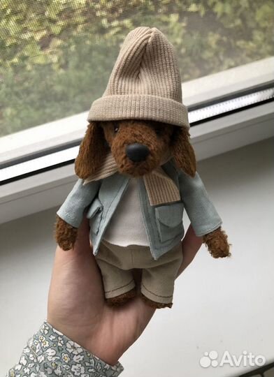 Собачка тедди игрушка ручной работы