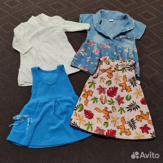 Детские вещи на девочку пакетом 68- 74
