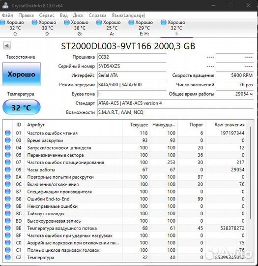 Жесткие диски 2 TB