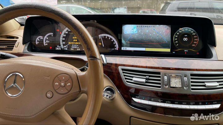 Магнитола Mercedes w221 экран 12.3