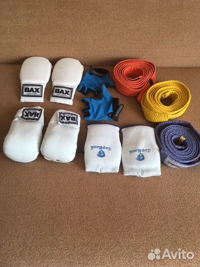 Зашита на руки и пояса для единоборств