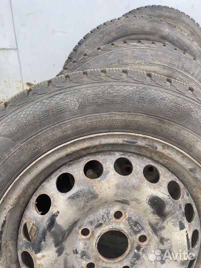 Колёса зимние шипованные VAG R15