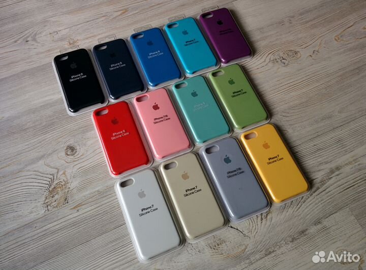 На iPhone 7 / 8 / se 2020 чехлы silicone case