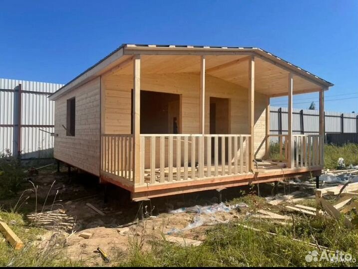 Каркасный дом 6х8