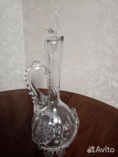 Ваза для фруктов, графин, груша, посуда, стопки
