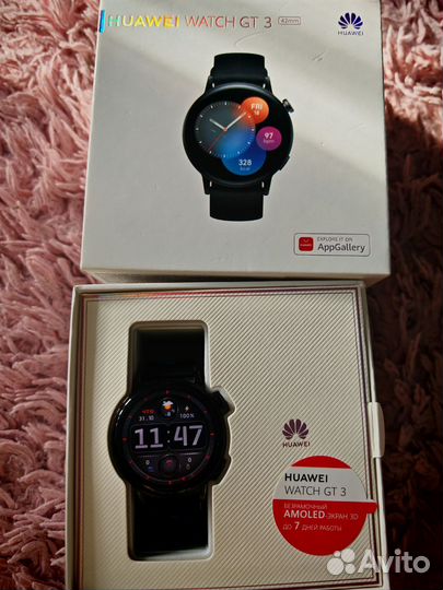 Смарт часы huawei watch gt 3 42mm