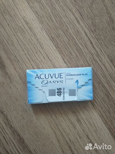 Линзы acuvue oasys двухнедельные -4.75 8.4
