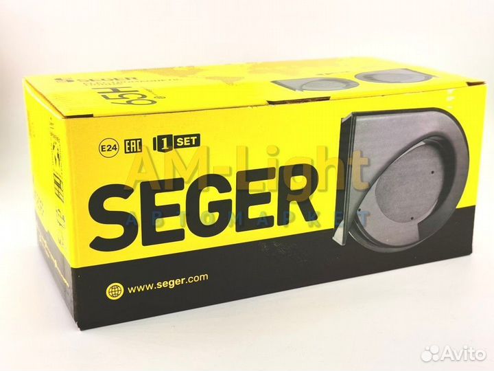 Звуковой сигнал seger 65HO12.100.02 12V чёрный