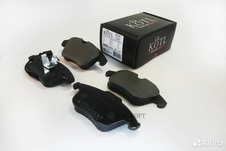 Kotl 1762KT Колодки тормозные дисковые передние к