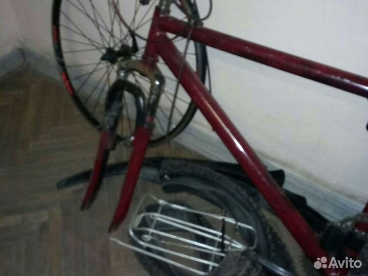 Велосипед в разобраном состоянии